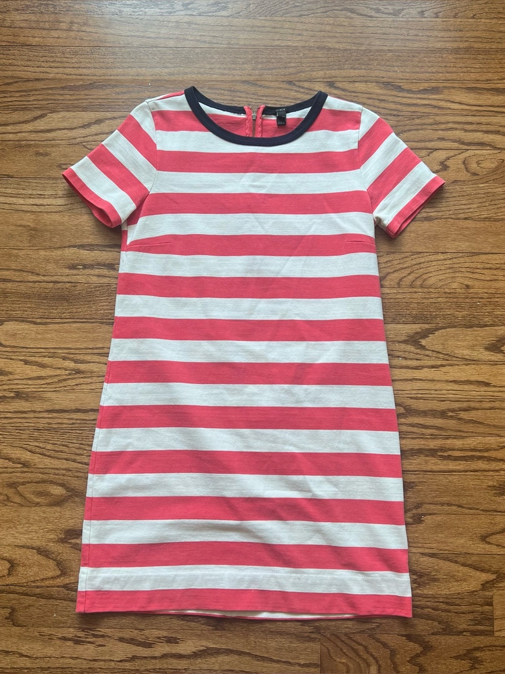 JCREW striped shift dress